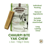 WagglyCove Chhurpi Bite Yak Chew | 天然狗狗洁牙起司棒